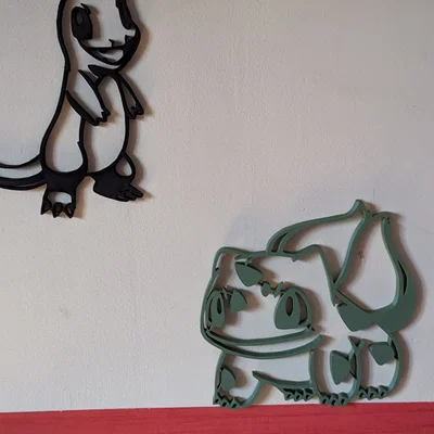 Mô hình treo tường Pokémon Bulbasaur in 3D độc đáo