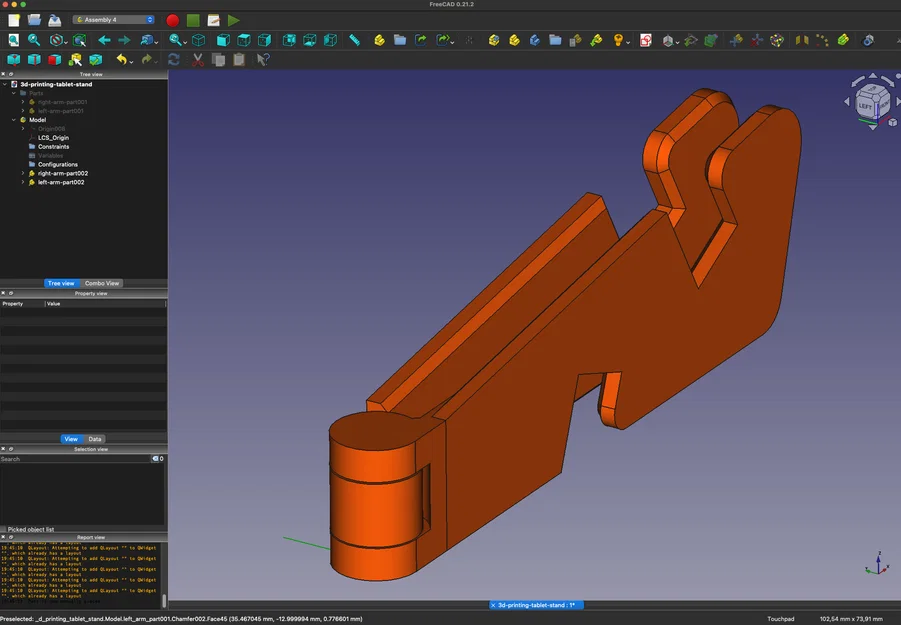Giá đỡ tablet và điện thoại (printed in place) - Image 3