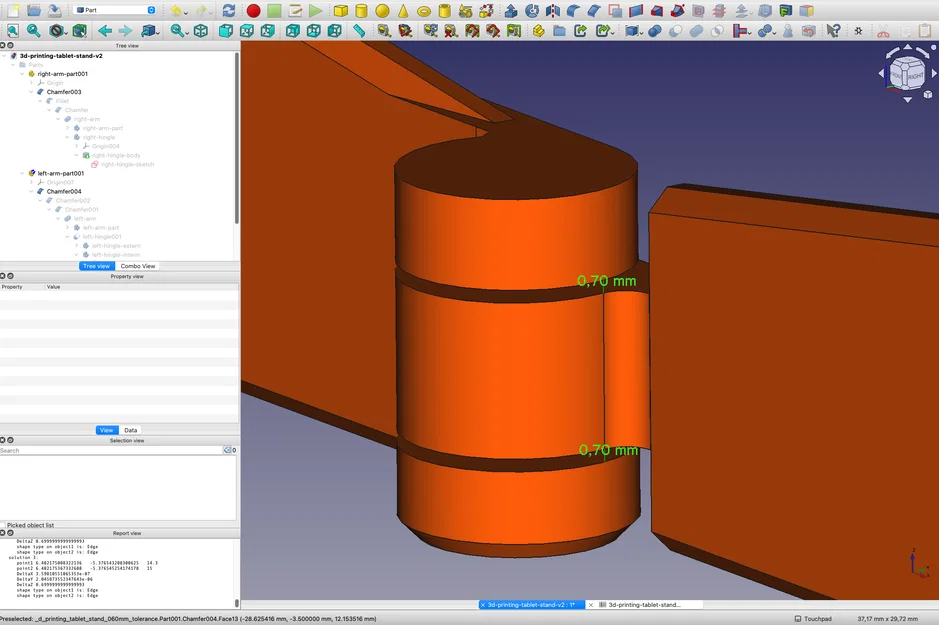 Giá đỡ tablet và điện thoại (printed in place) - Image 18