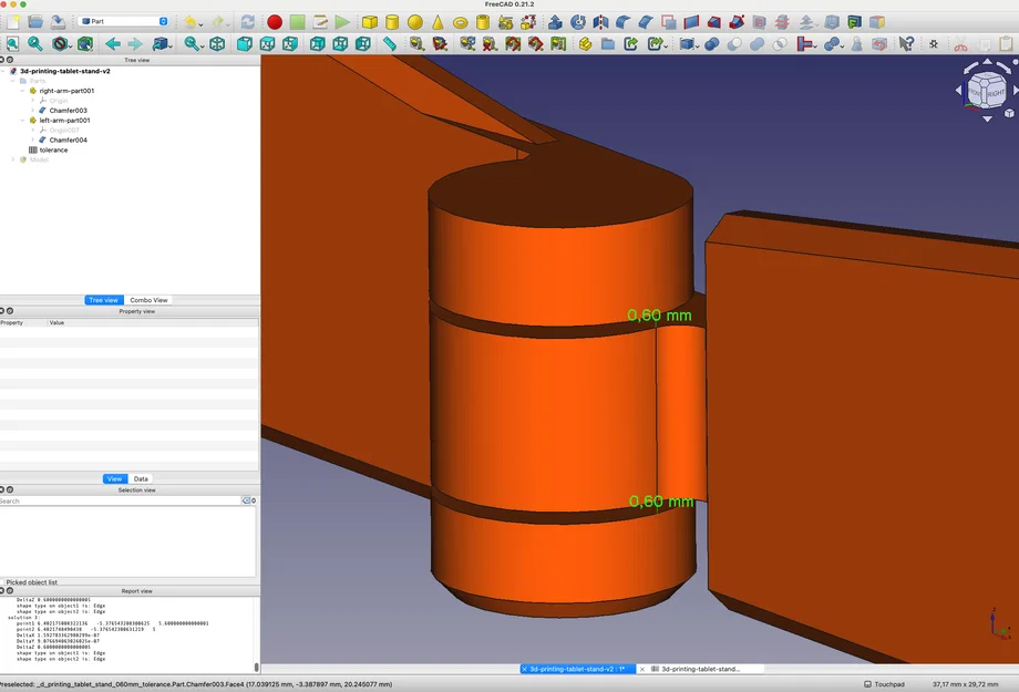 Giá đỡ tablet và điện thoại (printed in place) - Image 19