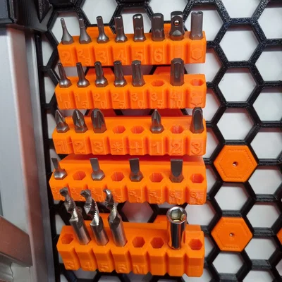 Giá treo mũi vít 3D cho Honeycomb Storage Wall siêu gọn gàng