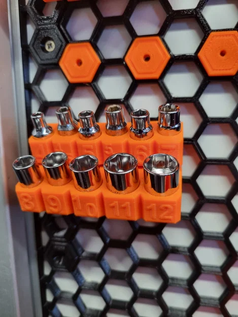 Khay treo đầu khẩu (socket) tiện lợi cho Honeycomb Storage Wall - Image 1