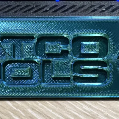 Bảng hiệu logo Matco Tools trang trí gara (File in 3D)