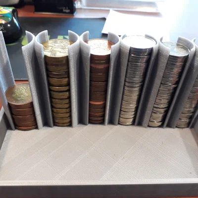 Khay/Organizer đựng xu BAR (Czech Koruna)