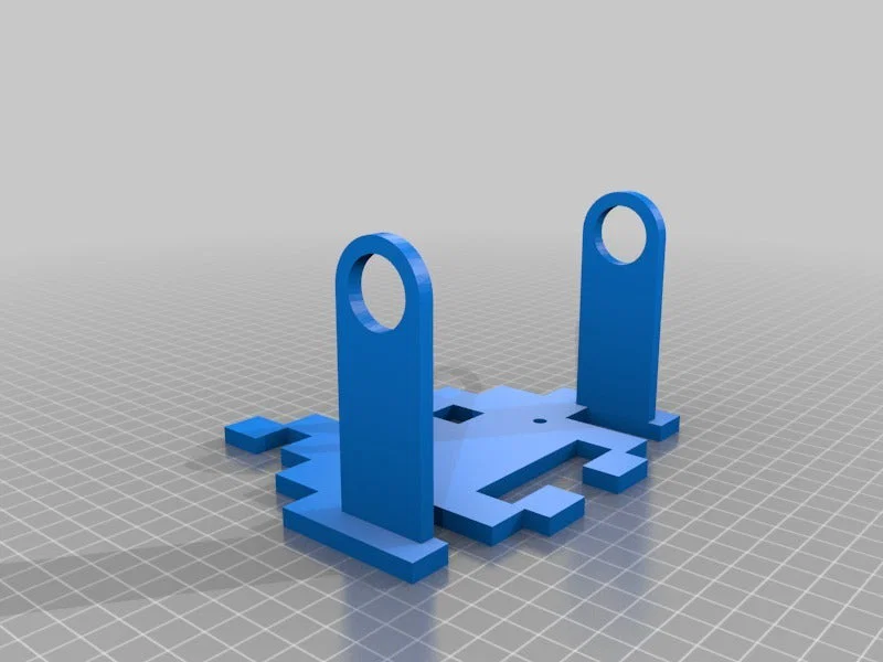 Giá treo giấy vệ sinh Space Invader - Thiết kế 3D độc đáo - Image 2