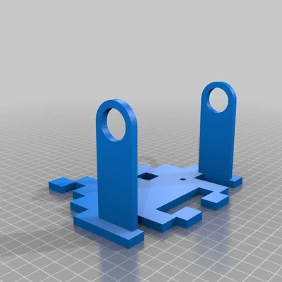 Giá treo giấy vệ sinh Space Invader - Thiết kế 3D độc đáo