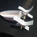 Mô hình thuyền đồ chơi in 3D chạy bằng dây thun thú vị - Thumbnail 1
