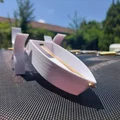 Mô hình thuyền đồ chơi in 3D chạy bằng dây thun thú vị - Thumbnail 2
