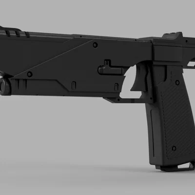 Mô hình 3D Westar 35 Mandalorian Blaster - Tỷ lệ 1:1 cực chất