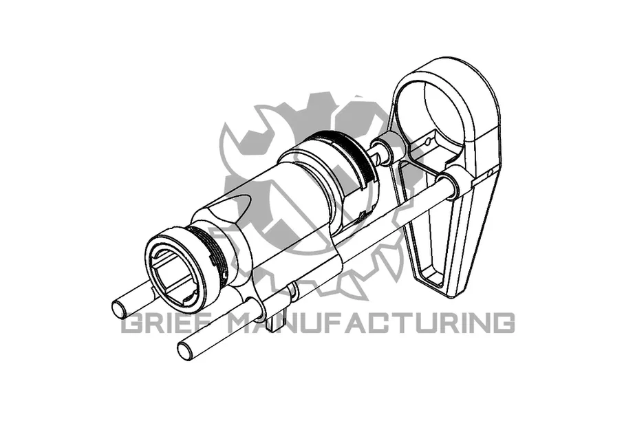 Báng PDW thu gọn (Retractable) cho Gel-Blaster & AEG - Image 2