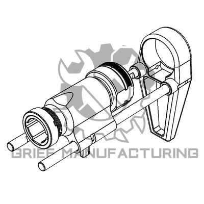 Báng PDW thu gọn (Retractable) cho Gel-Blaster & AEG