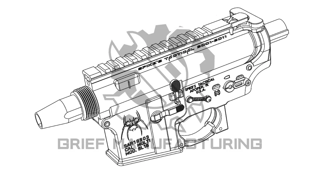 GIRLS’ FRONTLINE: ST-AR15 Upper & Lowwer cho CYMA Gel-Blaster - Image 1