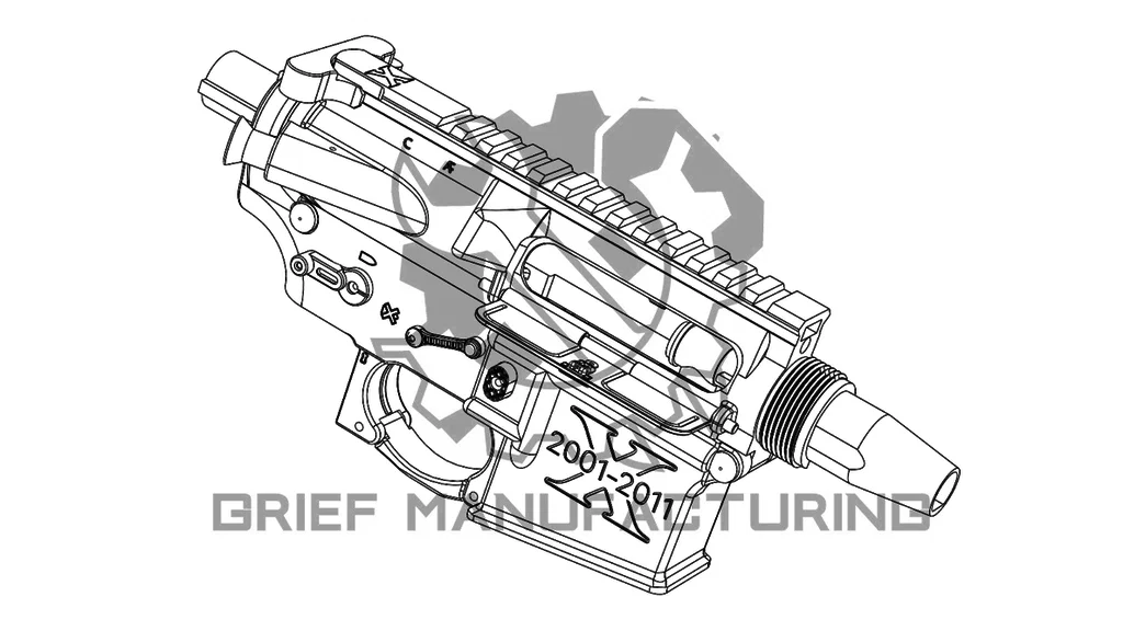 GIRLS’ FRONTLINE: ST-AR15 Upper & Lowwer cho CYMA Gel-Blaster - Image 2