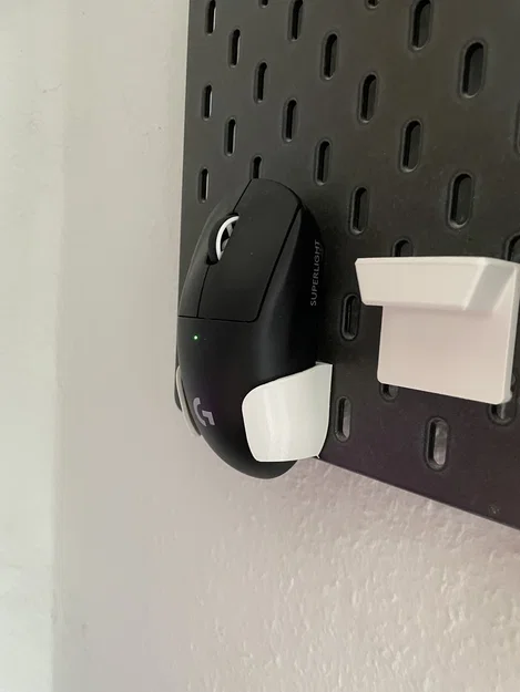 Giá treo chuột Logitech G Pro Superlight cho bảng Ikea Skadis - Image 3