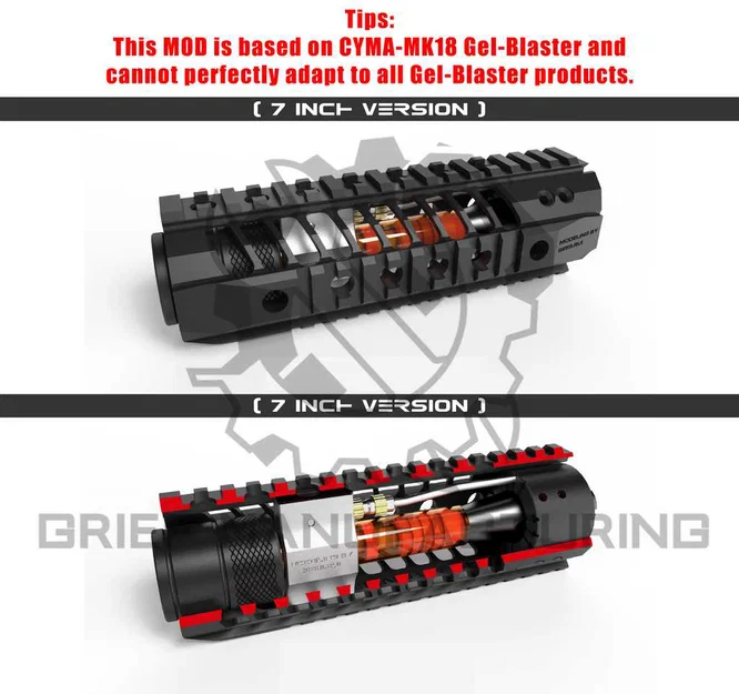 GIRLS’ FRONTLINE ST-AR15 MOD3 Rail (SP-BAR) cho CYMA Gel-Blaster - Image 2