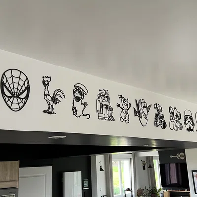 Tranh treo tường 3D Grogu và Mũ bảo hiểm Mandalorian cực chất