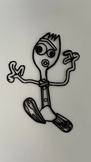 Trang trí tường Forky từ Toy Story - Mô hình in 3D độc đáo - Image 1