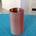 Bình hoa 3D họa tiết vảy cá trang trí độc đáo - Thumbnail 3