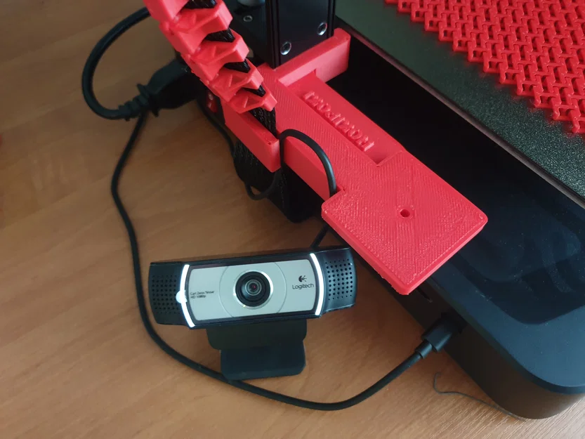 Ngàm gắn camera cho Ender 3 v3 SE kèm kẹp dây cáp gọn gàng - Image 1