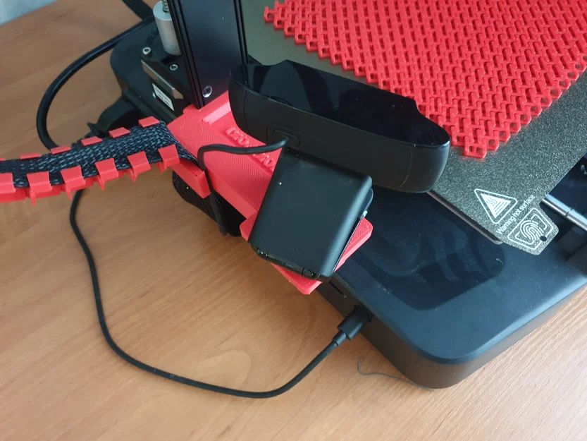 Ngàm gắn camera cho Ender 3 v3 SE kèm kẹp dây cáp gọn gàng - Image 2