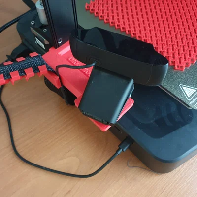 Ngàm gắn camera cho Ender 3 v3 SE kèm kẹp dây cáp gọn gàng