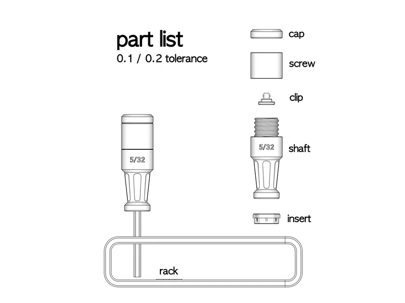 Allen Screwdriver V2 (hệ metric & imperial) - Image 3