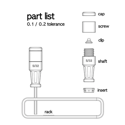 Allen Screwdriver V2 (hệ metric & imperial)