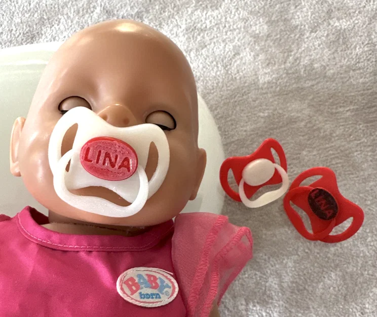 Núm ti giả cho búp bê Baby Born (Baby Born Schnuller / toy doll pacifier) - Image 3