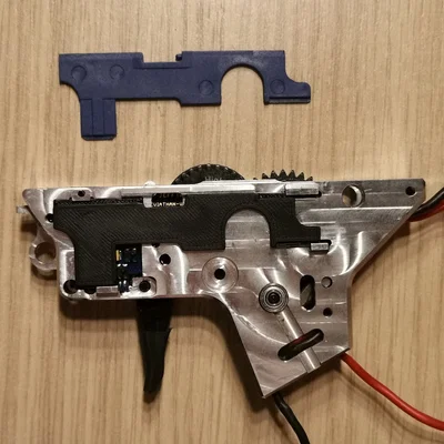 Selector plate chế độ bắn cho Retro Arms CNC Split Gearbox V2