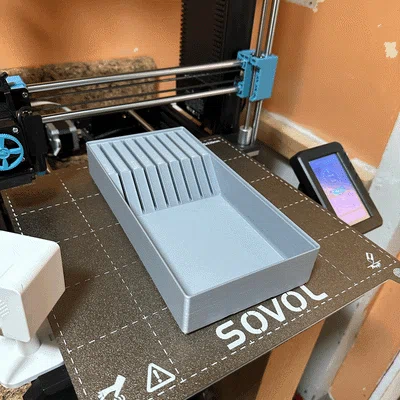 Khay Đựng Dao Nhà Bếp Chuẩn Hệ Gridfinity - In 3D Tiện Lợi