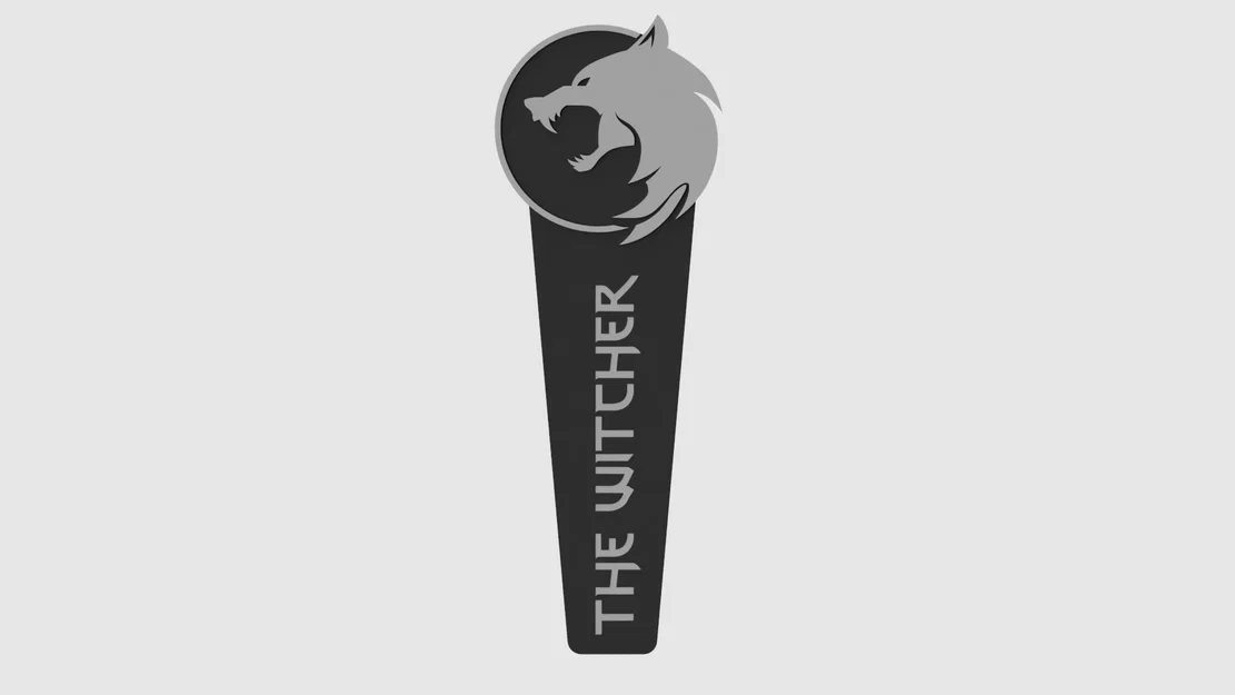 Kẹp sách (Bookmark) The Witcher in 3D cực chất cho fan hâm mộ - Image 2
