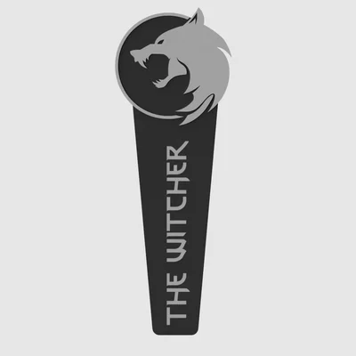 Kẹp sách (Bookmark) The Witcher in 3D cực chất cho fan hâm mộ