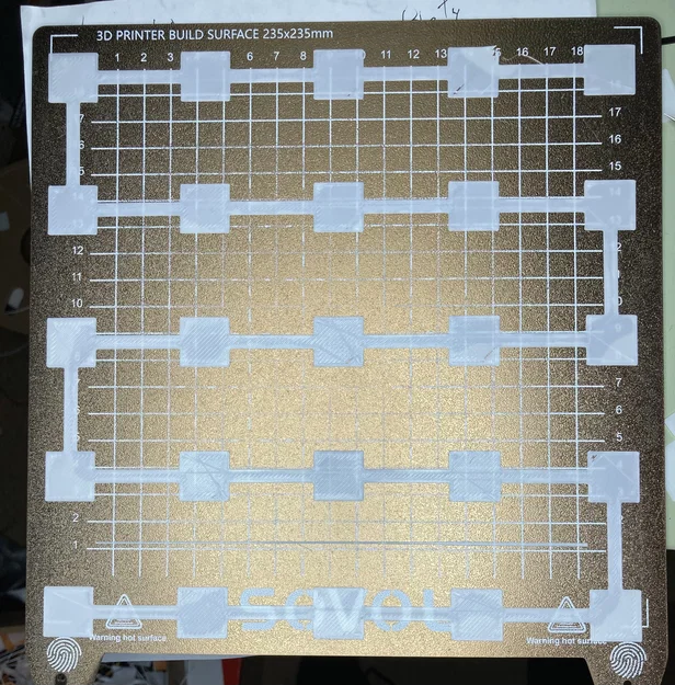 Mẫu Test Mesh Bed Leveling Z - 25 Điểm - Image 1