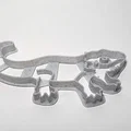 Khuôn cắt bánh quy hình thằn lằn (Bearded Dragon) - Thumbnail 2
