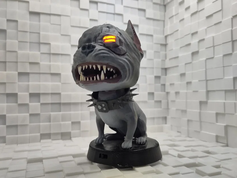 Cyberdog Bobblehead – Bobblehead Cyberpunk 2077 có LED - Image 3