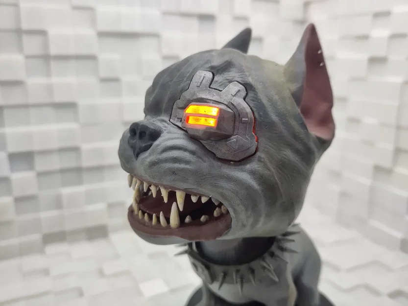 Cyberdog Bobblehead – Bobblehead Cyberpunk 2077 có LED - Image 4