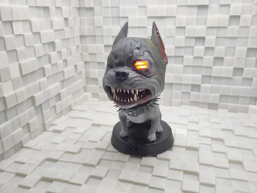 Cyberdog Bobblehead – Bobblehead Cyberpunk 2077 có LED - Image 5