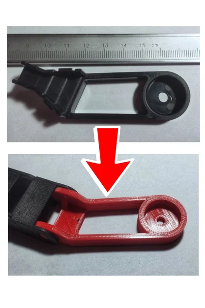 Pát Đỡ Cable Chain Heat Bed cho Ender 3 (Ender 3 Cable Chain Heat Bed Bracket) - Image 4