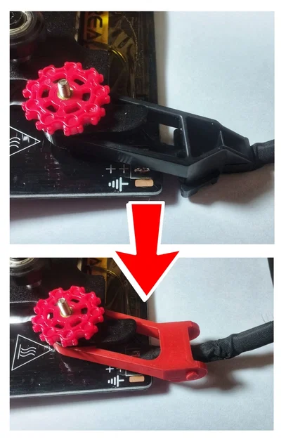 Pát Đỡ Cable Chain Heat Bed cho Ender 3 (Ender 3 Cable Chain Heat Bed Bracket) - Image 5