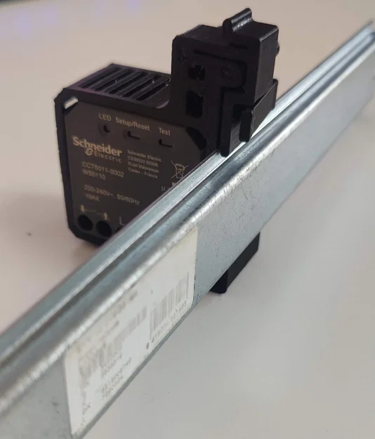 Ngàm gắn DIN rail cho module công tắc & dimmer Schneider Wiser - Image 3