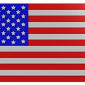 Mô hình nam châm cờ Mỹ (American Flag Magnet) in 3D cực đẹp - Thumbnail 1