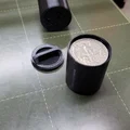 Hộp ống trụ đựng xu Quarter (Canister for Quarters) - Thumbnail 1