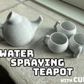 Ấm trà xịt nước kèm ly (Water spraying Teapot with cups) - Thumbnail 1