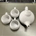 Ấm trà xịt nước kèm ly (Water spraying Teapot with cups) - Thumbnail 8