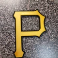 Mô hình in 3D logo chữ P của đội bóng Pittsburgh Pirates - Thumbnail 3