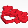 Móc khóa khung ảnh Love - Món quà Valentine 3D ấn tượng - Thumbnail 2