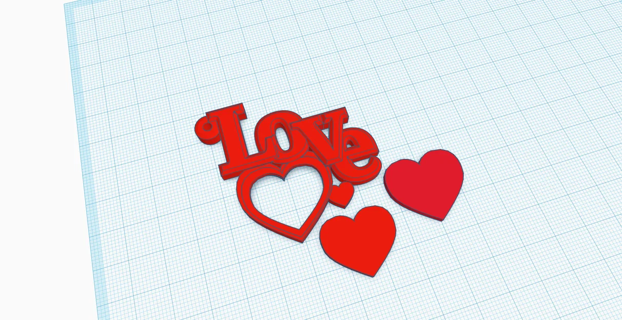 Móc khóa khung ảnh Love - Món quà Valentine 3D ấn tượng - Image 3