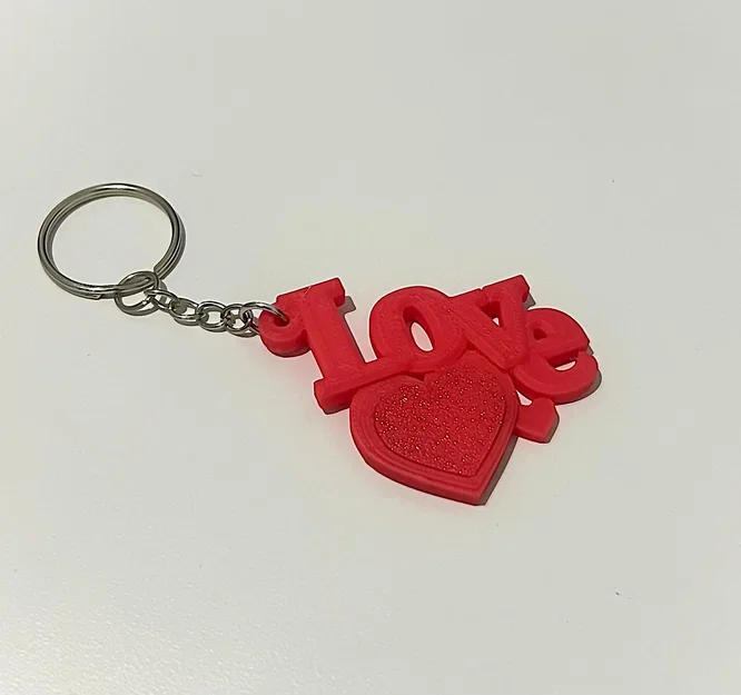 Móc khóa khung ảnh Love - Món quà Valentine 3D ấn tượng - Image 4
