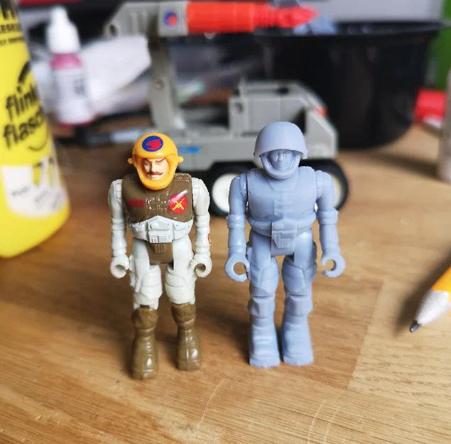 Mô hình in 3D nhân vật phi công STARCOM M-6: Capt. Rick Ruffing - Image 1