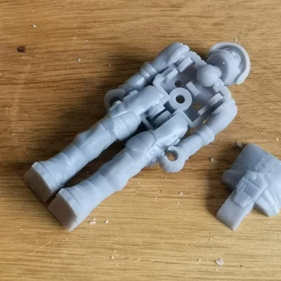 Mô hình in 3D nhân vật phi công STARCOM M-6: Capt. Rick Ruffing